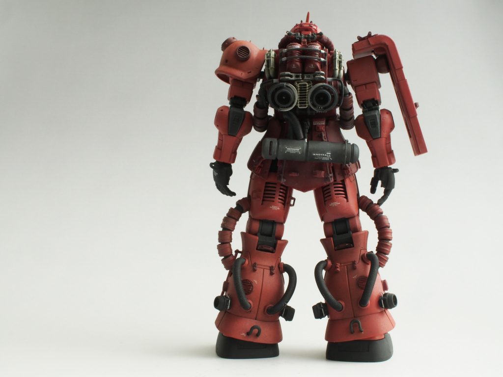 好みによりますが、このメカメカしさ、スチームパンク感をイメージして作りました。