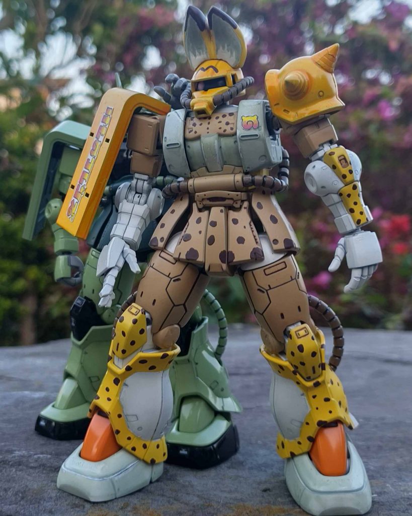 動物特有の斑点模様を筆塗りするのが楽しかったです