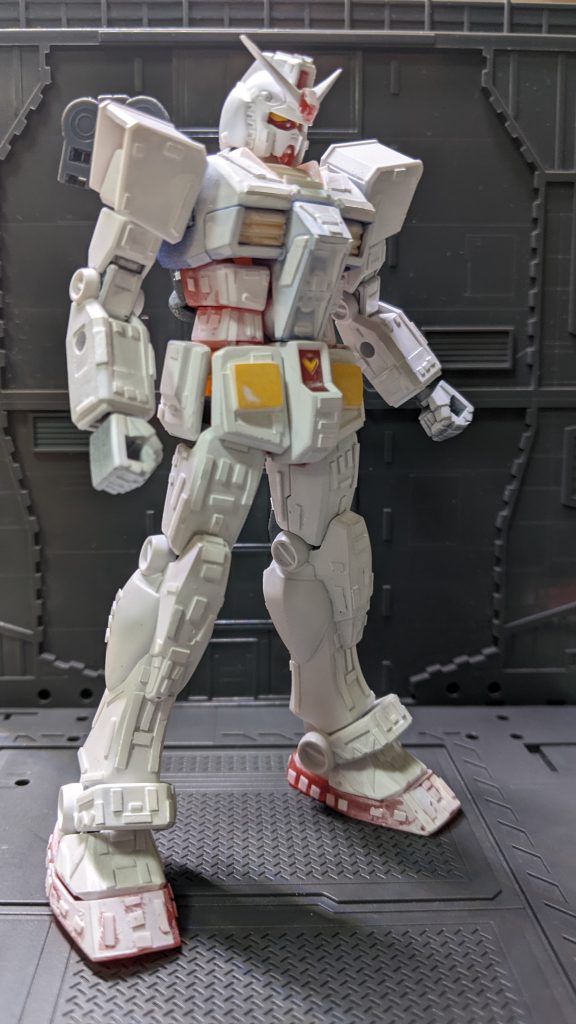 シールドのジョイントに苦戦している時の写真