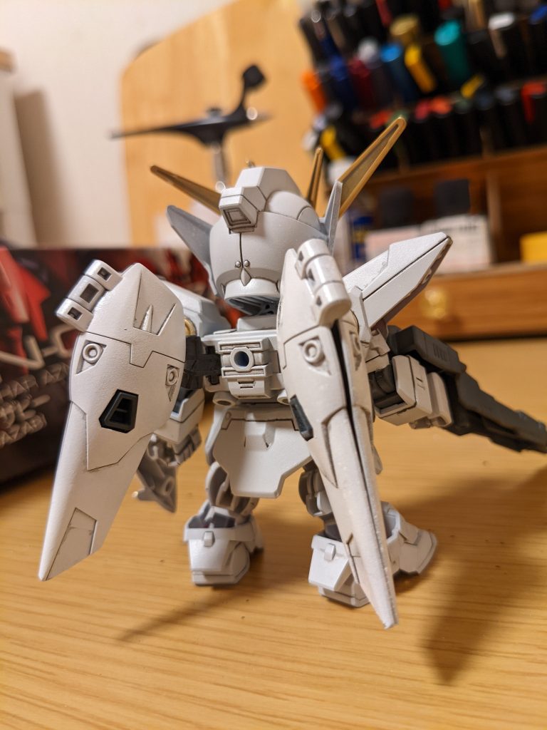 バックショット。全てホワイト一色。 