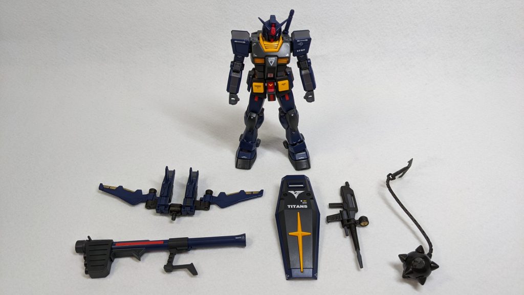 ビームサーベルは2本ついてるのですが、1本無くしました…。パーツが少ないEGにも関わらず無くしてしもたんや。