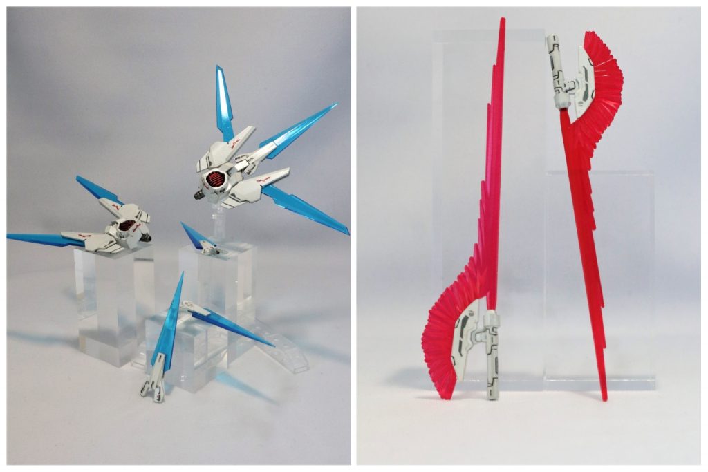 ビームサーベルアップ、NファンネルとNファングのアップ。NファンネルとNファングはネオジム接続です。