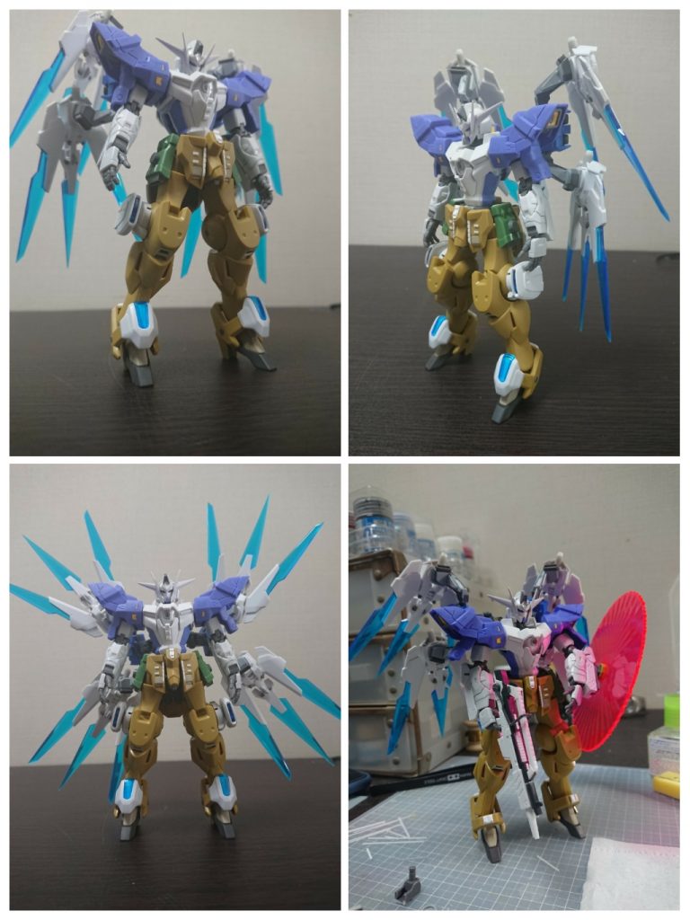 塗装前画像。これを見ていただければパーツ構成が一目瞭然かと。