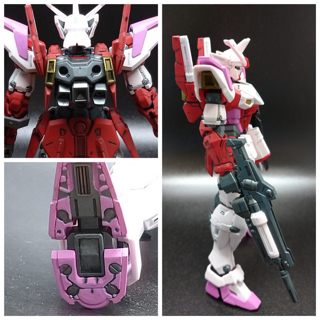 足の裏、各ボルト部等は間接に合わせて全てガンメタルで統一。