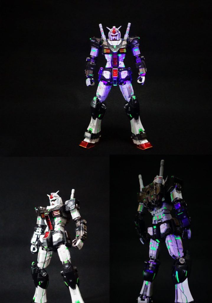 この機体の各所にサイコフレームが取り付けられ、様々な実証実験が行われ、有用性が検証された。