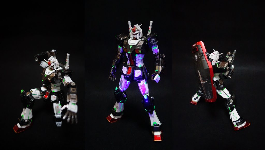 サイコフレームの取り付けを機に、細かく機体各所がオリジナルのそれから改修されている。見た目はRX-78のプロトタイプだが、中身は全くの別物になっており、なまじなテストパイロットの手には負えない性能を示した。