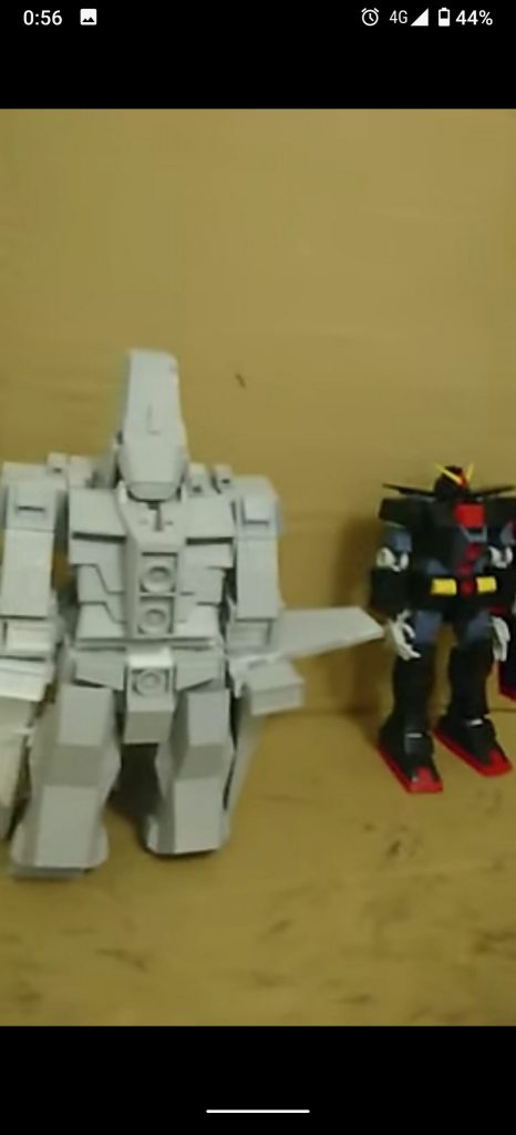 HGサイコガンダムとの大きさ比較