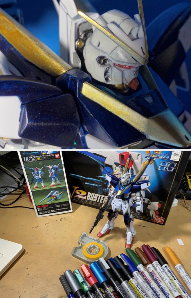 筆が苦手なので普段からマーカーを愛用しています。こんな多種多様なマーカーが販売されているのは私含む模型初心者には救いです。ガンダムマーカー様々です。見て頂きありがとうございました！