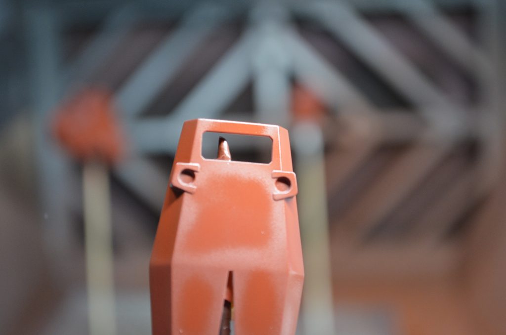 グラデーション塗装を目指しています。