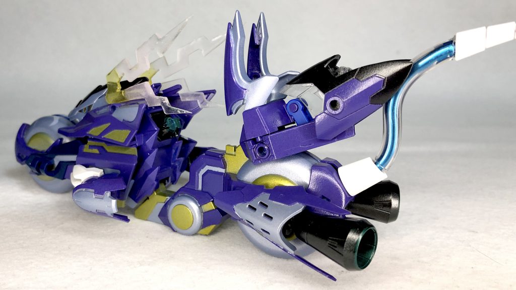 バックショット追加したパーツもスマートでかっこよくミライドンのシュッとした姿にマッチしました♪