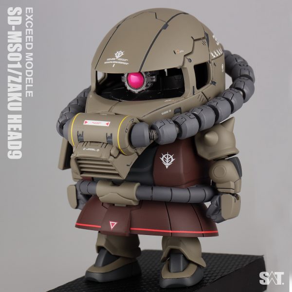 ZAKU HEAD＆SD-MS01/EXCEED MODEL
