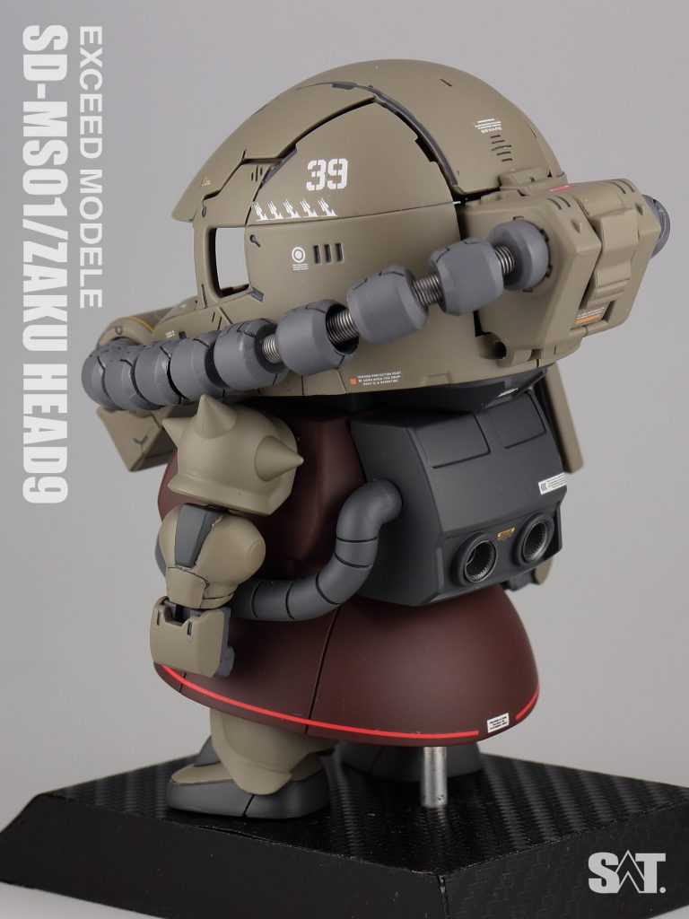 ZAKU HEAD＆SD-MS01/EXCEED MODEL–3枚目/制作者：SAT