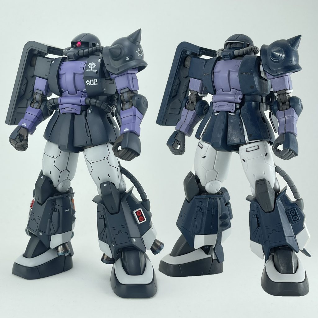 やってみたかった、ビフォーアフター編集をしてみました。塗装後←改修済み塗装前