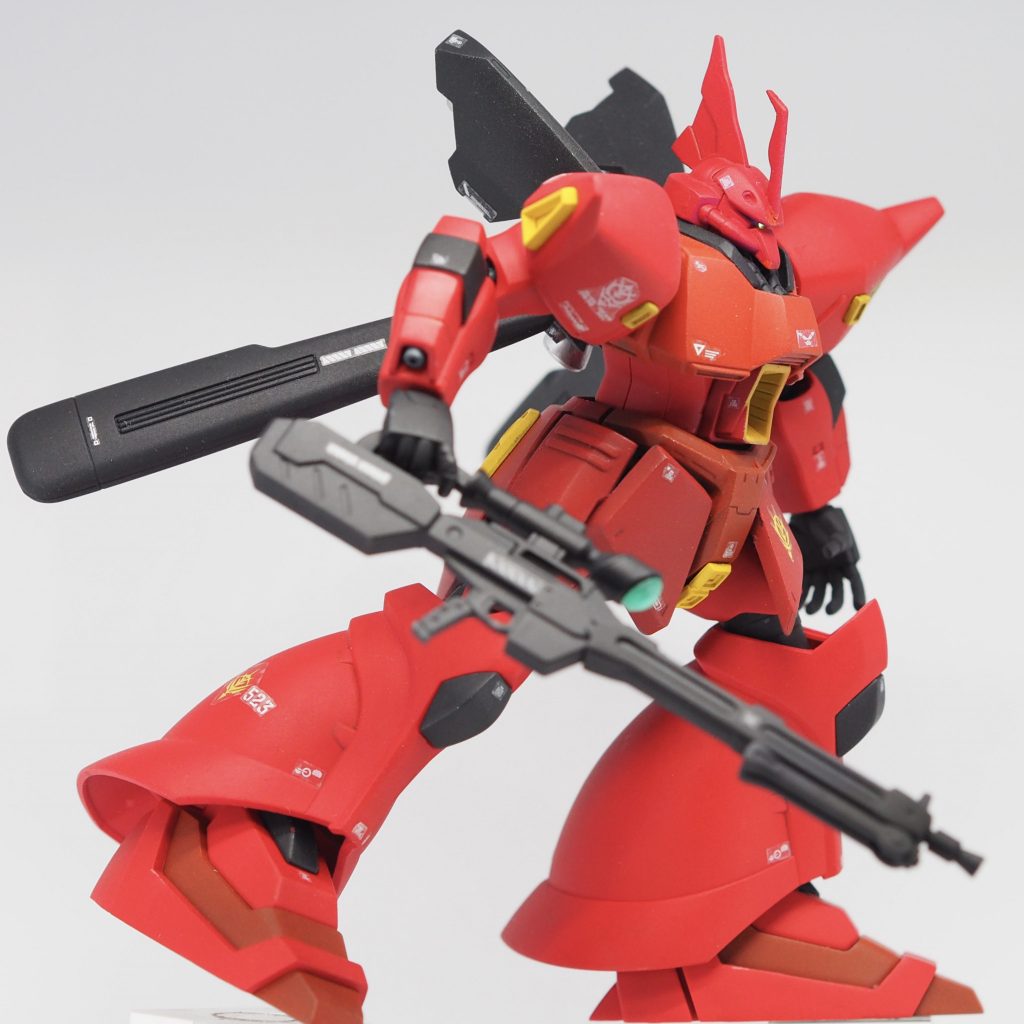 MGサザビーkaの商品ページを見て、ゲルググでこの写真を撮ったら面白いかも？と思ったのが制作したきっかけです。最後までご覧頂きありがとうございました。