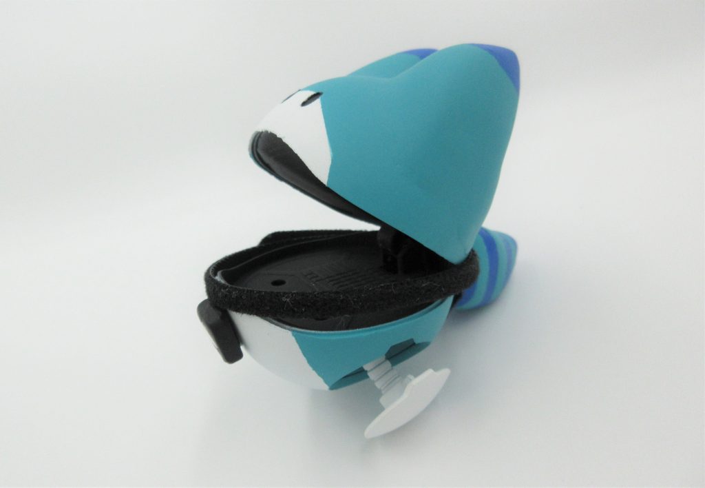 ちなみに ベースの『ハロ』の機構は そのままにしているので、口を開けることも 可能です。、、、こうなると B級映画の クリーチャーっぽい(^^;