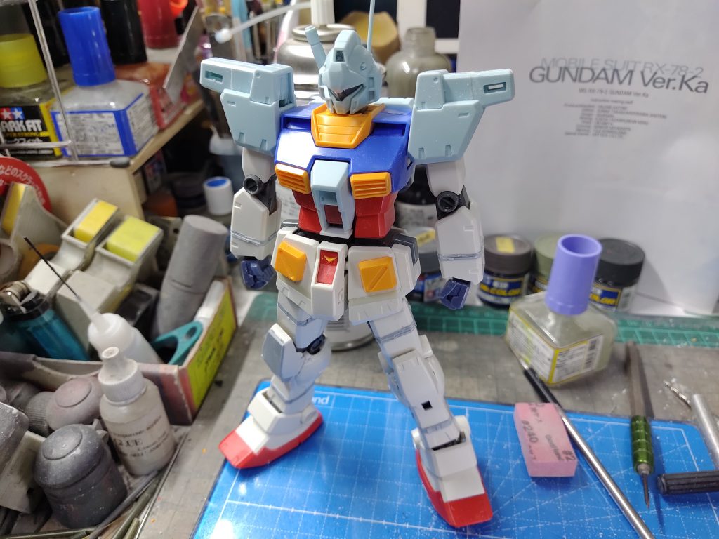 1/100 RGM-79N ジムカスタム–2枚目/制作者：@dagored00