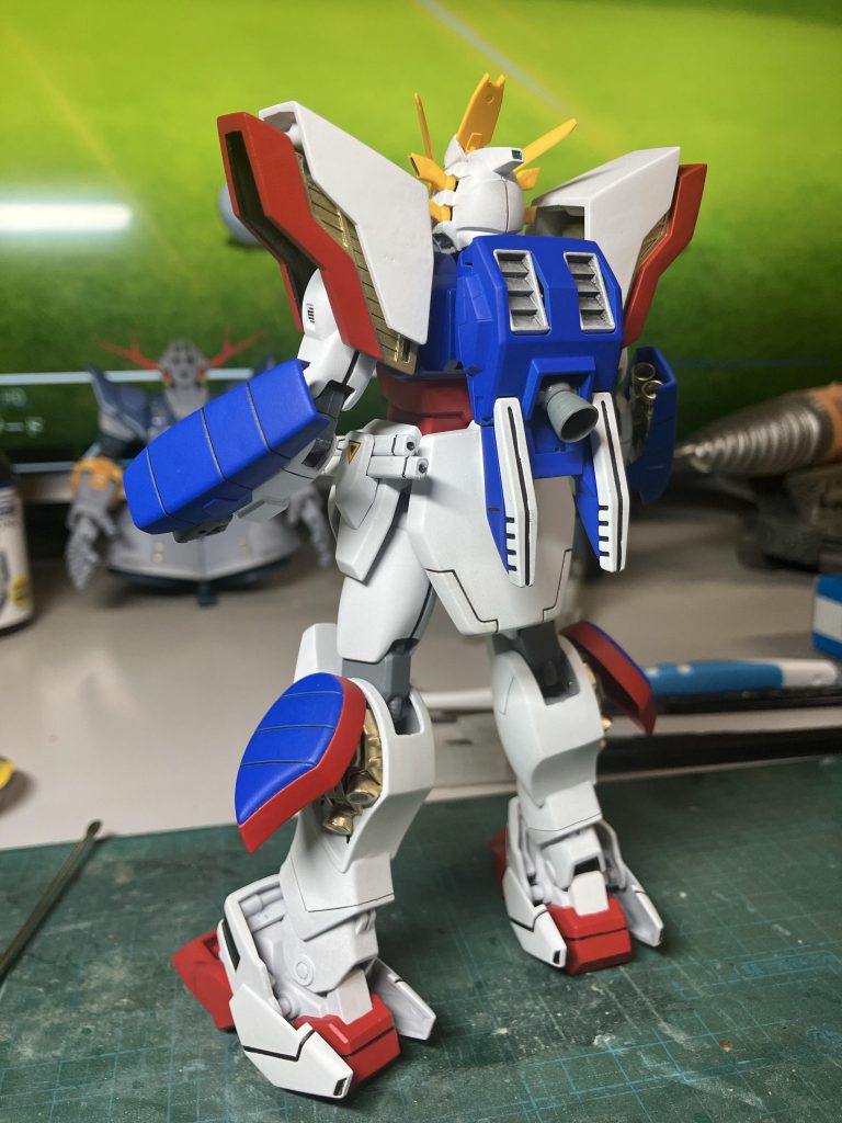 旧キット1/100 シャイニングガンダム–5枚目/制作者:ジョニー服部
