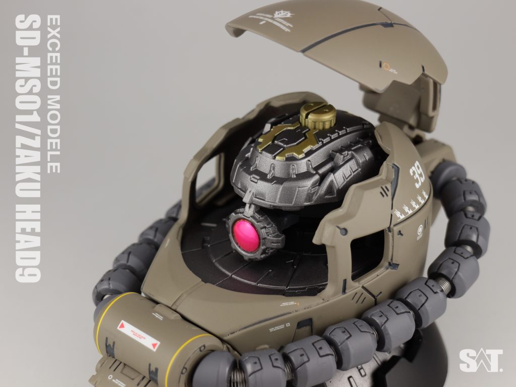 ZAKU HEAD＆SD-MS01/EXCEED MODEL–2枚目/制作者：SAT