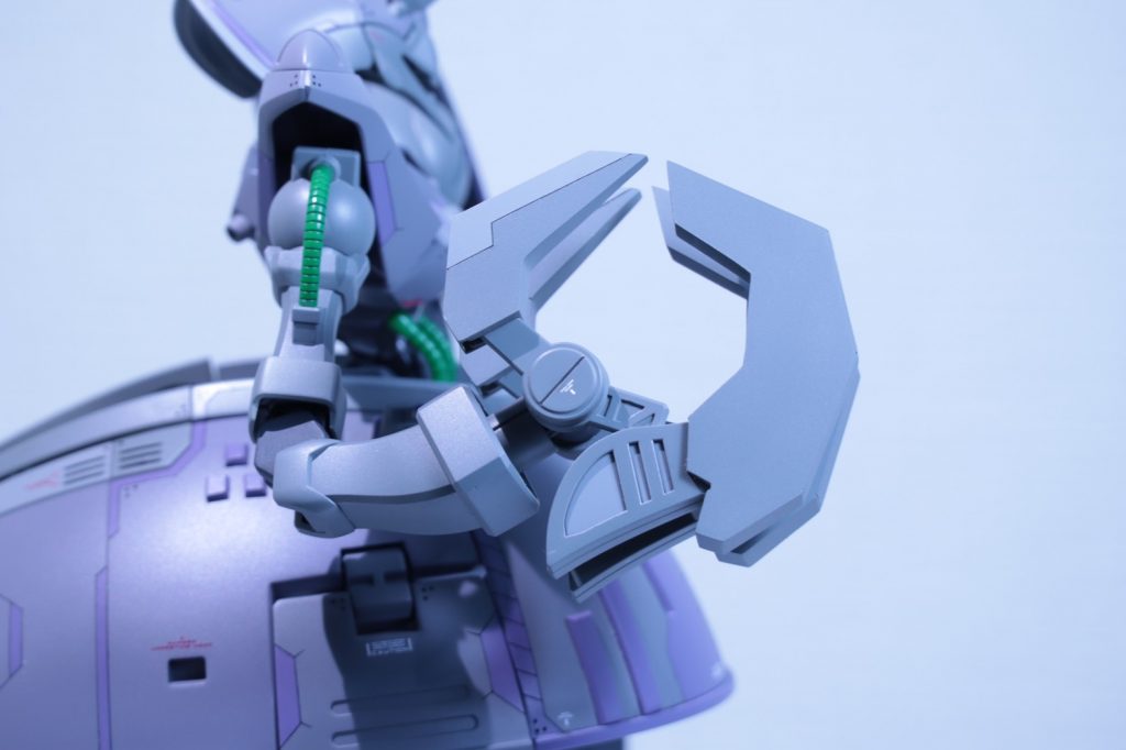 アームの大型化。