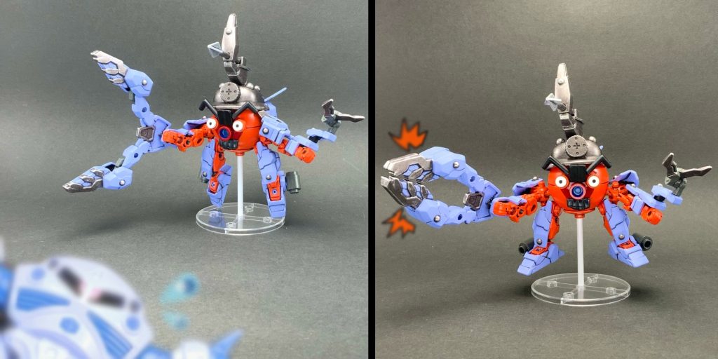 ●湖パトロールこの大バサミがガブッと決めるゼ!