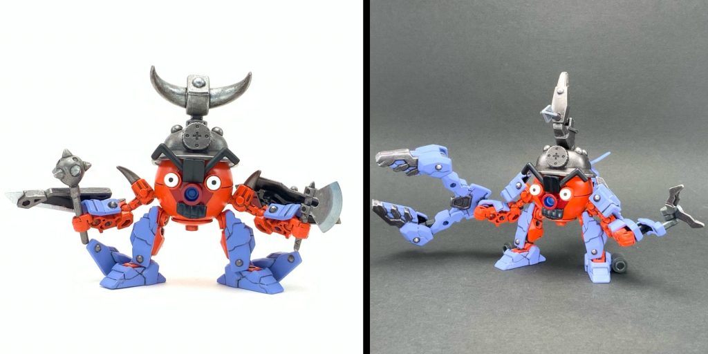 ●重戦士&水中戦士モードオリジナル強化形態を制作したよ!