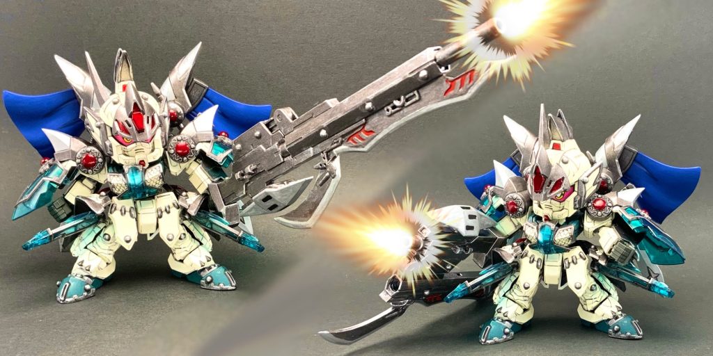 ●『ヒトハチマル改』ガンモードロング&ショート形態を再現したよ!