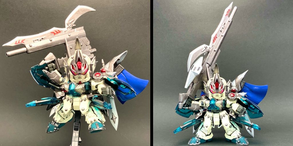 ●【星天の箱】覚醒(結晶化)解除 状態武器『ヒトハチマル改』は大斧モード(左)と大剣モード(右)になるよ!