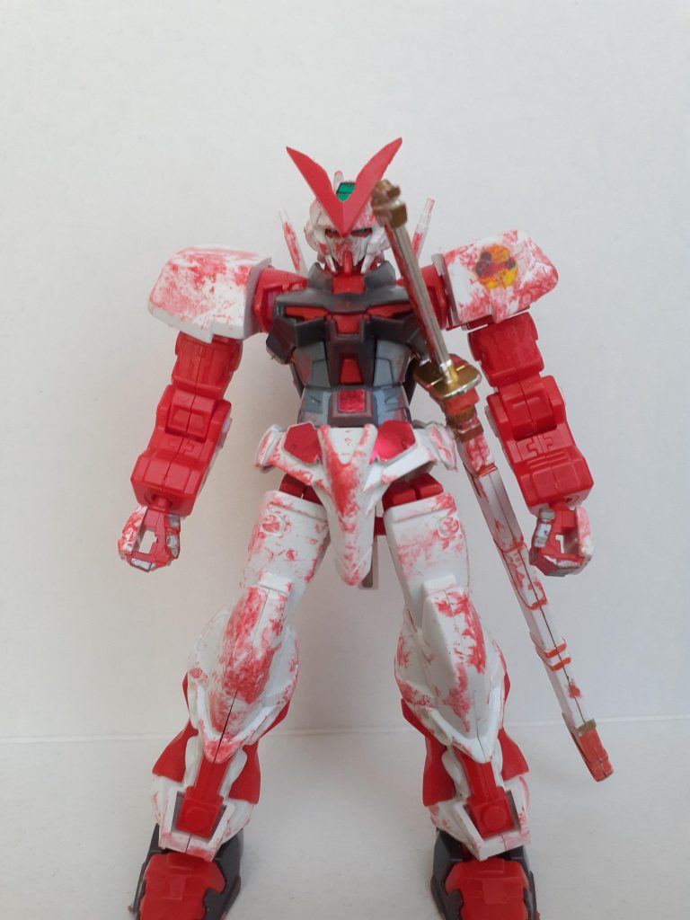 こいつは、旧キットアストレイレッドフレームを、使いました。(たまたまあった)