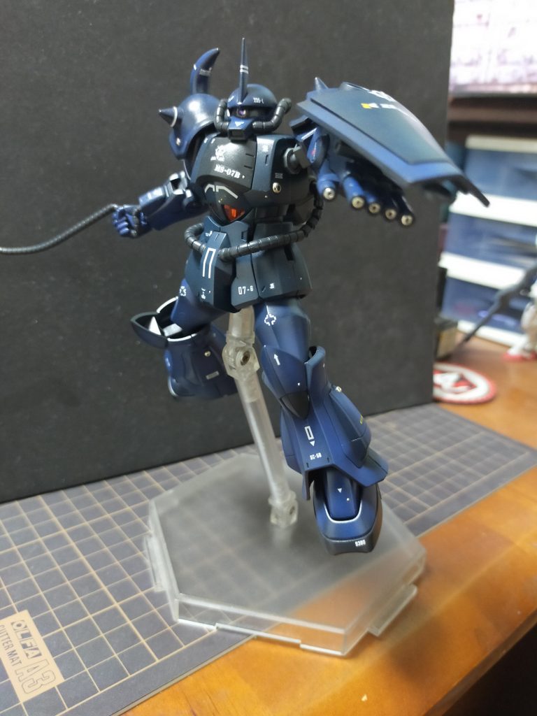 マシンガンにはメタルパーツを仕込みました