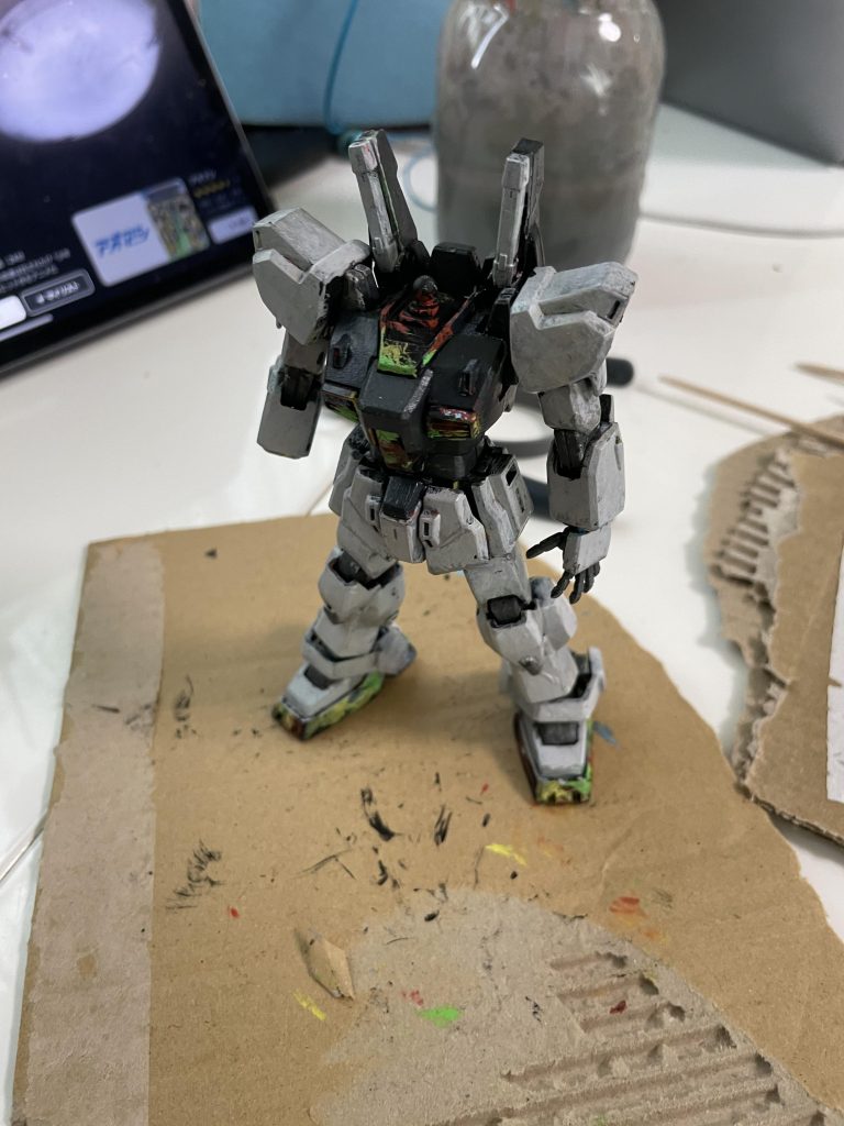 下地はいつも通りやってます。