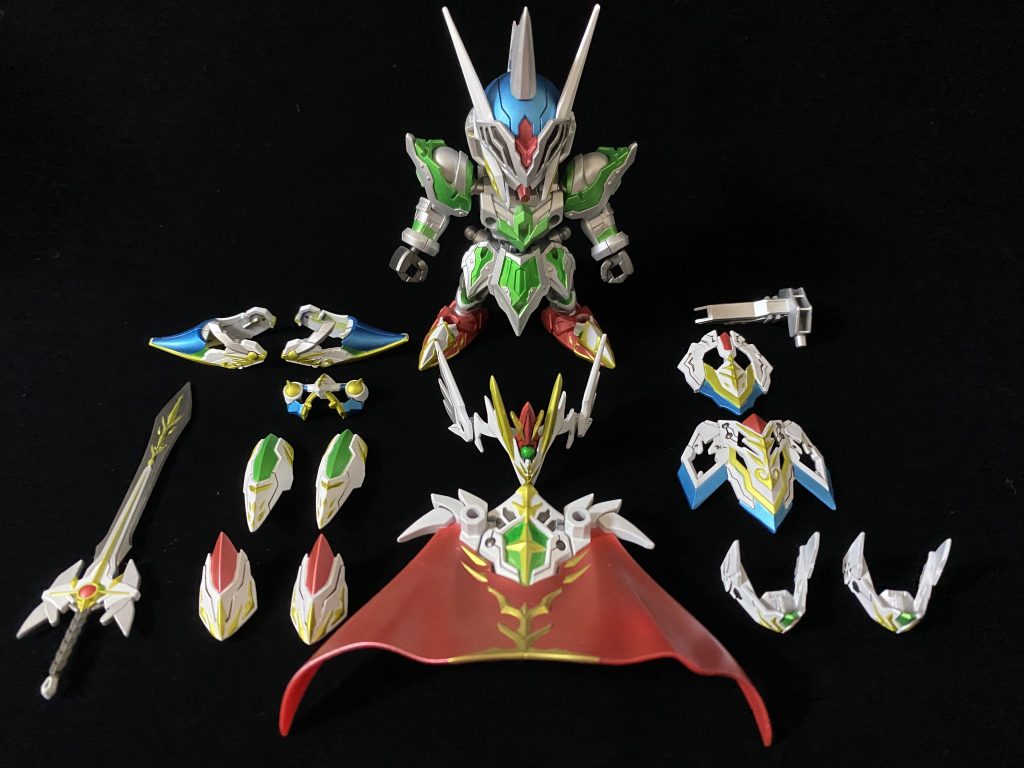 武装装備したら二度とパージできないので記念に並べて撮影