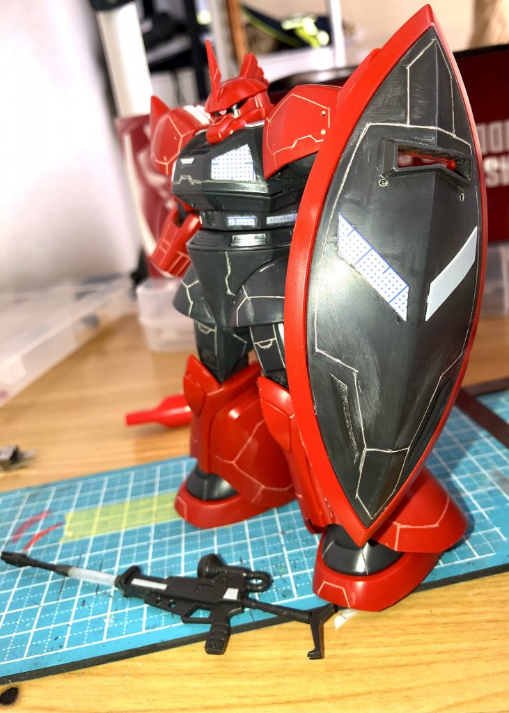 一部プラ板でディテールアップ