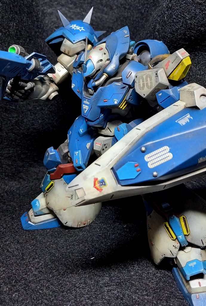 HGメッサー 瀧川カラーバージョン 汚し塗装–3枚目/制作者：@feiru777