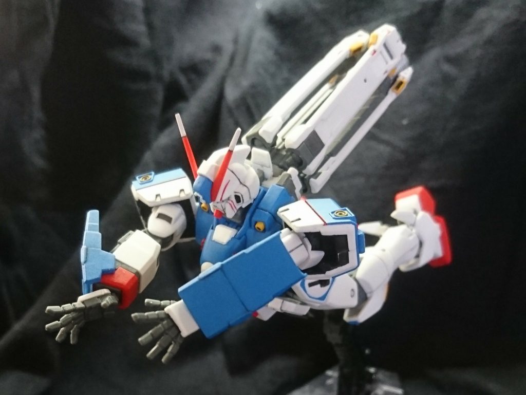 色は青部分を原作コミック寄りの明るめにしたのとスラスター銀塗装以外は説明書通りです、お目通しいただきありがとうございます( ´ ▽ ` )ﾉ