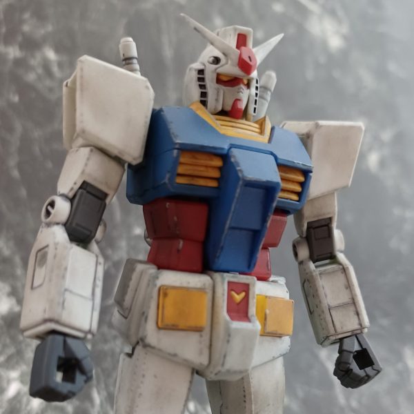 EGガンダム　オイル薄めウェザリング