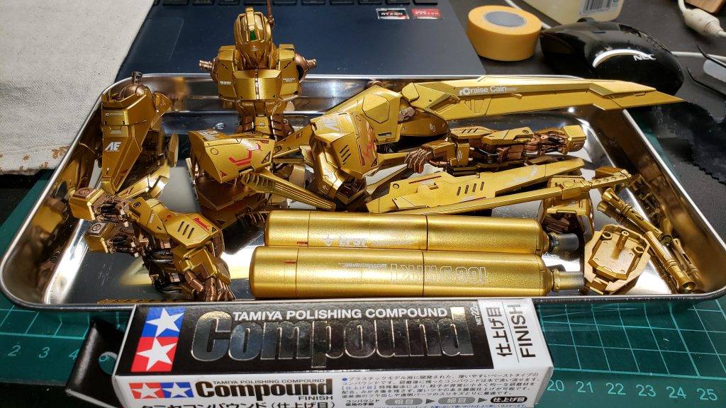 ツルツルピカピカに仕上がった姿に達成感半端ない🤤✨まさに100年経っても戦えるMSとなりました😊🎵