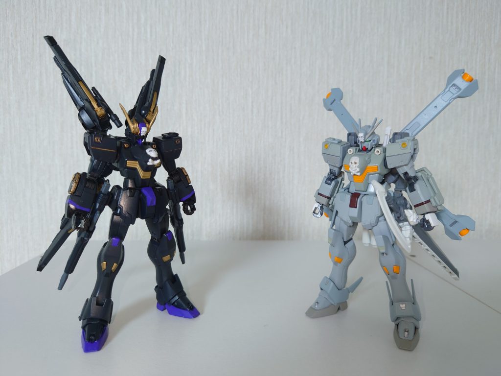 以前製作のクロスボーンガンダムX-GNとX-GNを製作した時既に2機目の構想はあったのですが、完成まで随分長くかかってしまいました。なんとか形にはなったので満足しています。
