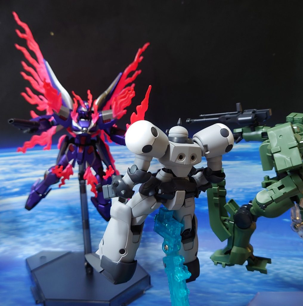 大気圏突入に注意しながらの戦闘。