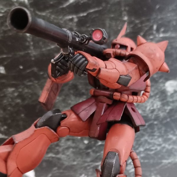 HGUCシャアザク(リバイブ) × バトルダメージ