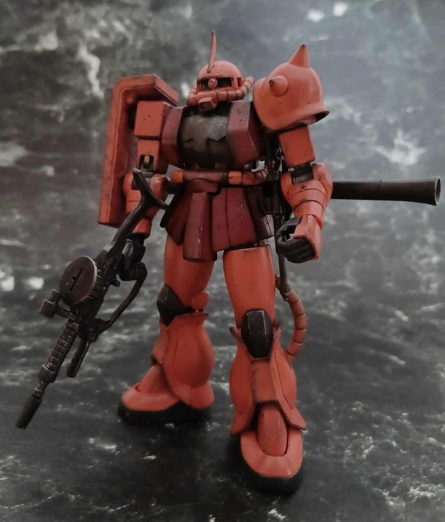 と言う訳でシャア少佐にもゴメンなさいと謝りつつキットに傷付けながら完成した