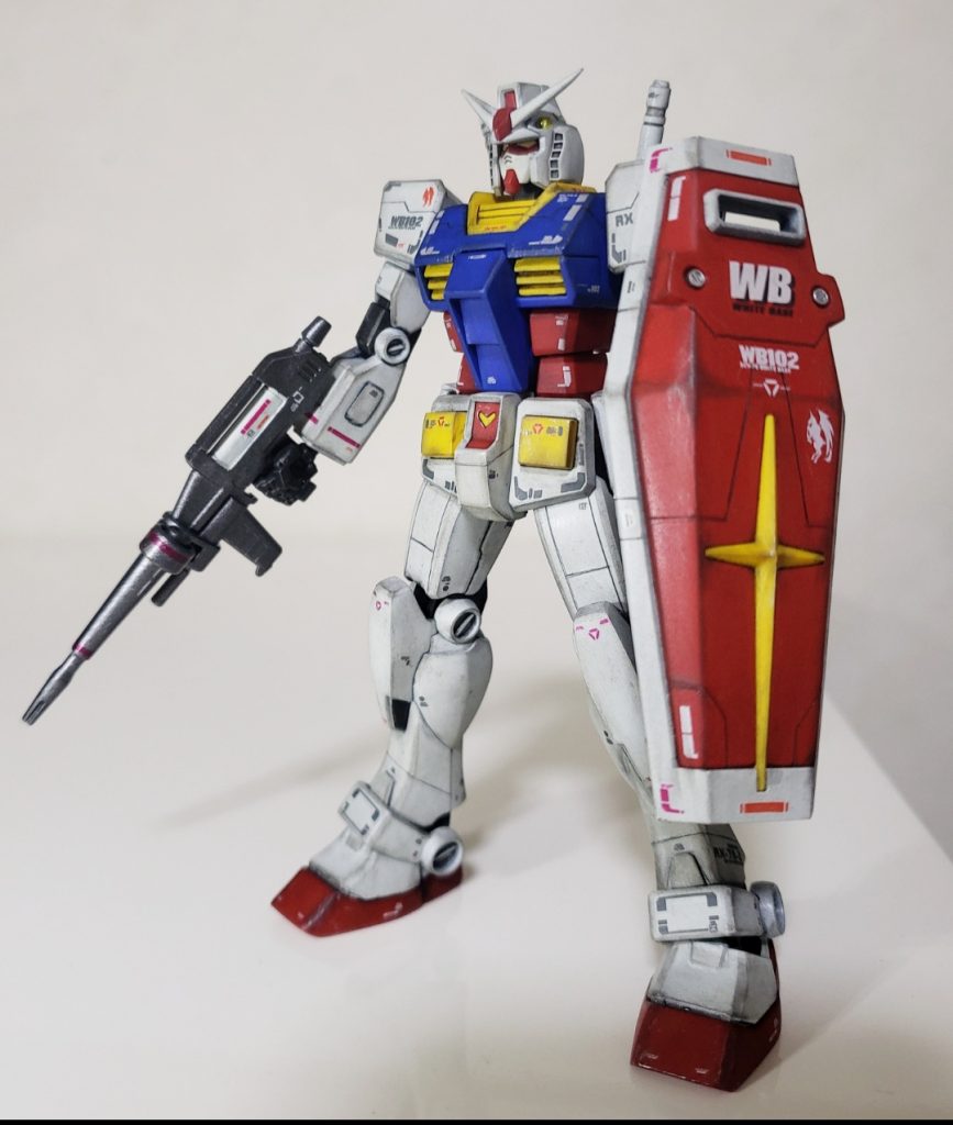 ウェザリングマスター(スス)で軽くシャドウを入れてます。