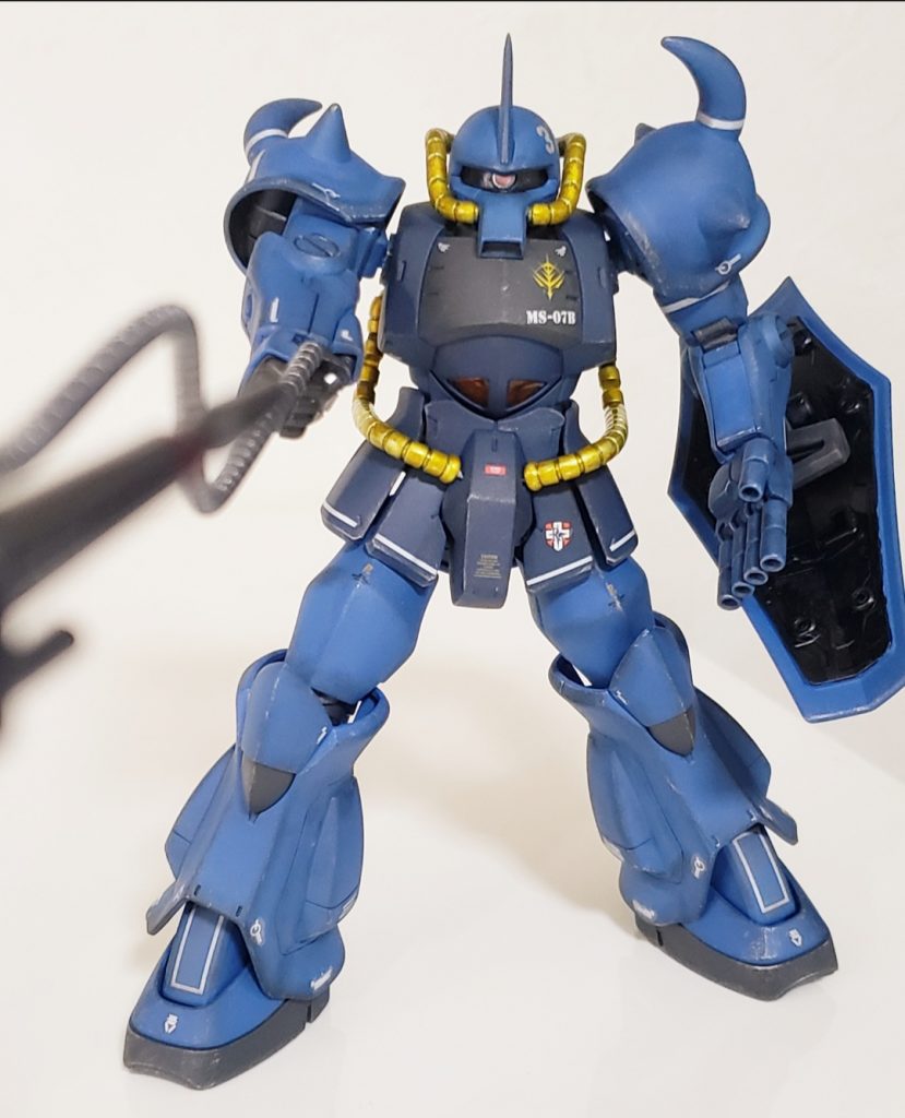 武装②ヒートロッド。軟質素材なのである程度は曲げられます。