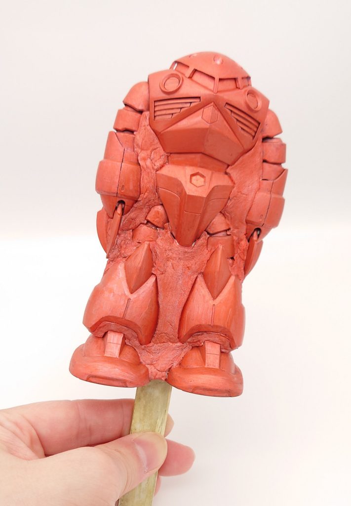 なんと言ってもこのデカさ！1/144サイズと、かの有名な坊主頭の小僧のアイスの２倍の量で、さらにジューシーで甘〜いイチゴ味！