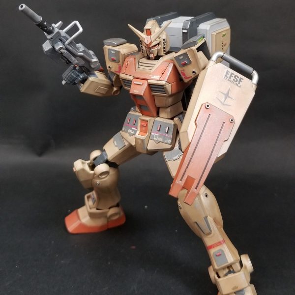 EGガンダム　陸戦型ガンダム　ジムカラーバージョン