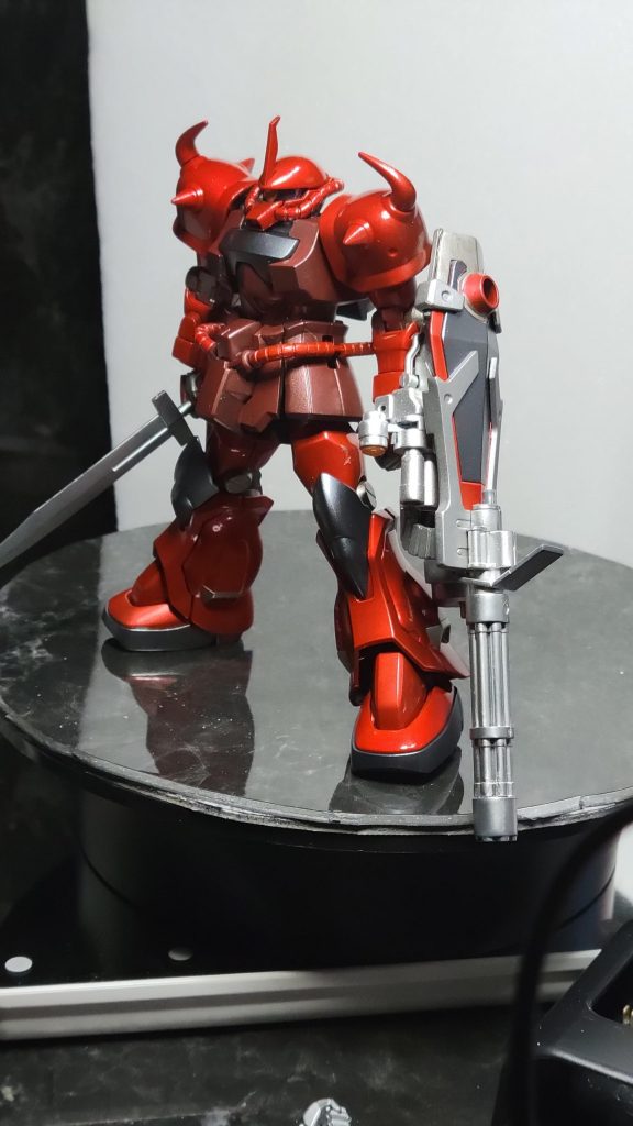 グフクリムゾンカスタム　キャンディ塗装–4枚目/制作者：@osiborisakuhin