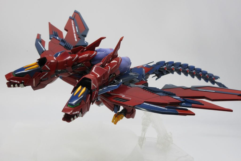 青系はブルーFS15050→ブルー70%パープル20%ガイアクリアパープル10%→ブルー70%クリアパープル30%最初インディブルー等パープル混ぜずにそのまま塗ったのですが違和感あったので赤に寄せる為パープルを混ぜて塗り直しました