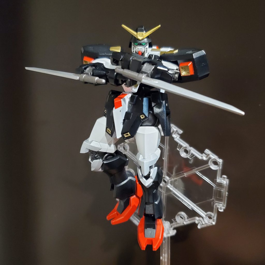 塗装はヘキサブラックとヘキサホワイトがいい感じに雰囲気出してくれました！最後までご覧いただきありがとうございました❗ワタルもグランゾートも仮面ライダーBLACKも作りたくてガンプラペースダウンですが頑張ります！ 