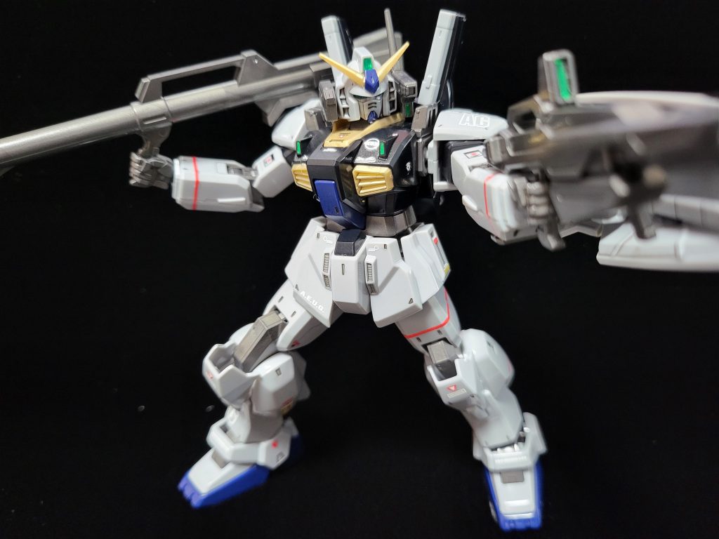 バズーカとライフル装備マキシブーストの出撃シーンを再現してみました。