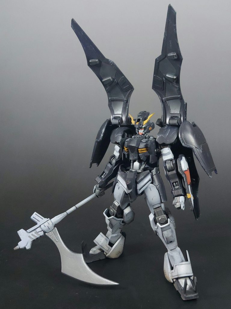 ガンダムデスサイズ 鉄血–4枚目/制作者：Moki Plamo