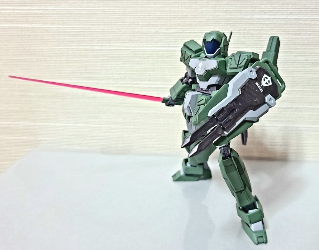 ツインビームスピア以外の武装も使えるよということでビームサーベル